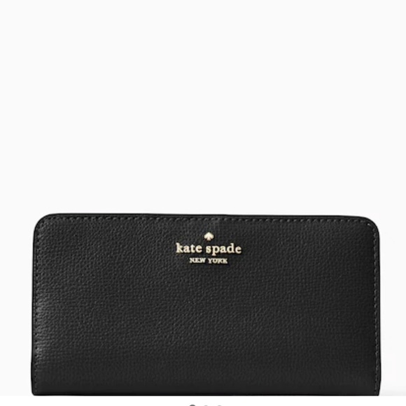 Kate Spade Darcy Large Slim Bifold Wallet 
Black - Picture 3 of 16